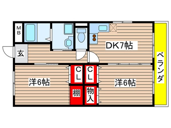 岡部ビルの物件間取画像